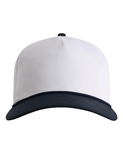 Imperial 5054U — The Harrison Cap — White/ Navy-Navy
