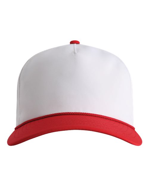 Imperial 5054U — The Harrison Cap — White/ Red-Red