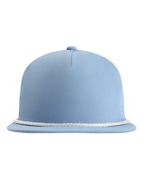 Imperial DNA001 — The Original Rope Five-Panel Cap — Light Blue/ White