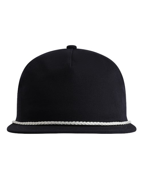 Imperial DNA001 — The Original Rope Five-Panel Cap — Navy/ White
