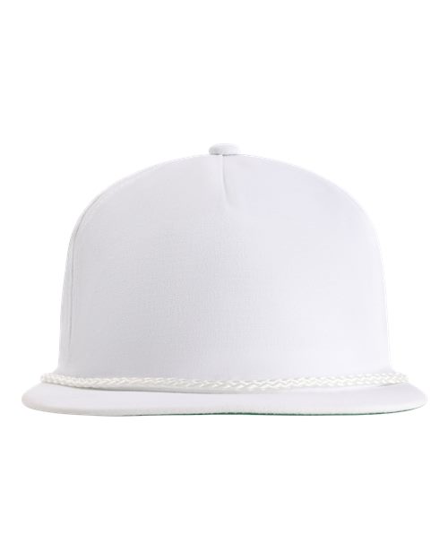 Imperial DNA001 — The Original Rope Five-Panel Cap — White/ White