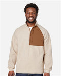 North End NE713 — Men's Aura Sweater Fleece Quarter-Zip Pullover — main view
