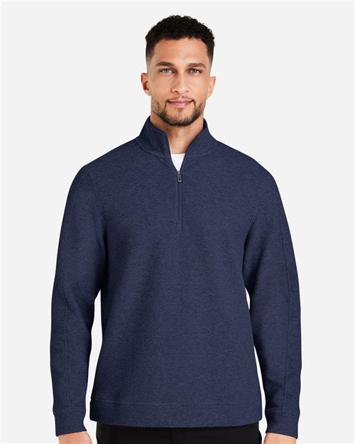 North End NE725 — Men's Spirit Textured Quarter-Zip Pullover — main view