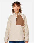 North End NE713W — Women's Aura Sweater Fleece Quarter-Zip Pullover — main view