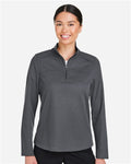 North End NE412W — Women's Express Tech Performance Pique Quarter-Zip Pullover — main view