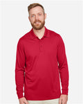 Harriton M348LT — Men's Tall Advantage Long Sleeve Snag Protection Plus IL Polo — main view
