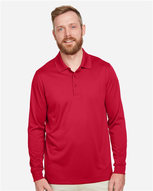 Harriton M348LT — Men's Tall Advantage Long Sleeve Snag Protection Plus IL Polo — main view