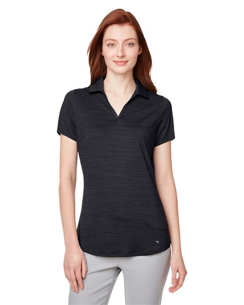 Puma Golf 597695 — Women's Cloudspun Free V-neck Polo — main view