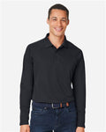 Harriton M208L — Men's Charge Snag and Soil Protect Long Sleeve Polo — main view