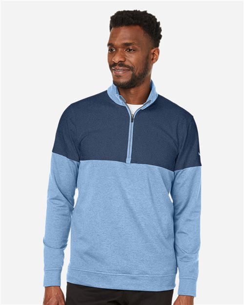 Puma Golf 595803 — Men's Cloudspun Warm Up Quarter-Zip Pullover — main view