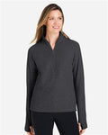 North End NE725W — Women's Spirit Textured Quarter-Zip Pullover — main view