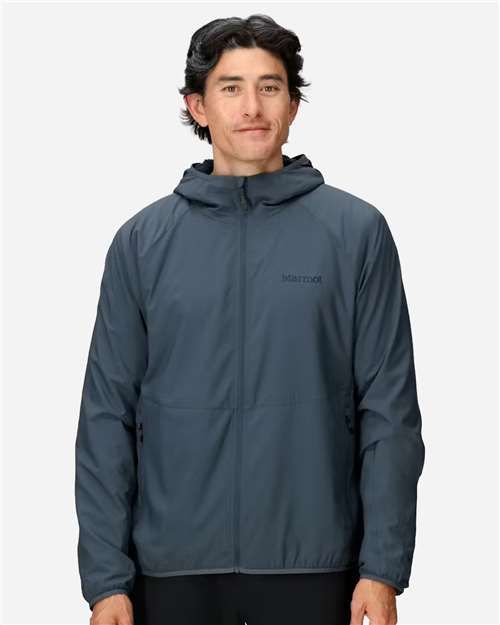 Marmot M16219 — Men's Aerothermal Soft Shell Hooded Jacket — Thunderhead