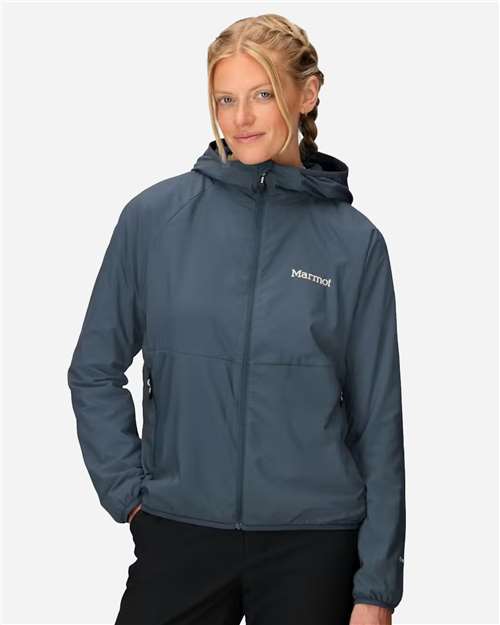 Marmot M16246 — Women's Aerothermal Soft Shell Hooded Jacket — Thunderhead