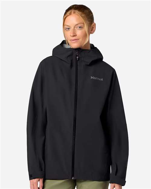 Marmot M16756 — Women's PreCip Evo Flex Hooded Jacket — Black