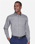 Harriton M500T — Men's Tall Easy Blend™ Twill Dress Shirt — main view