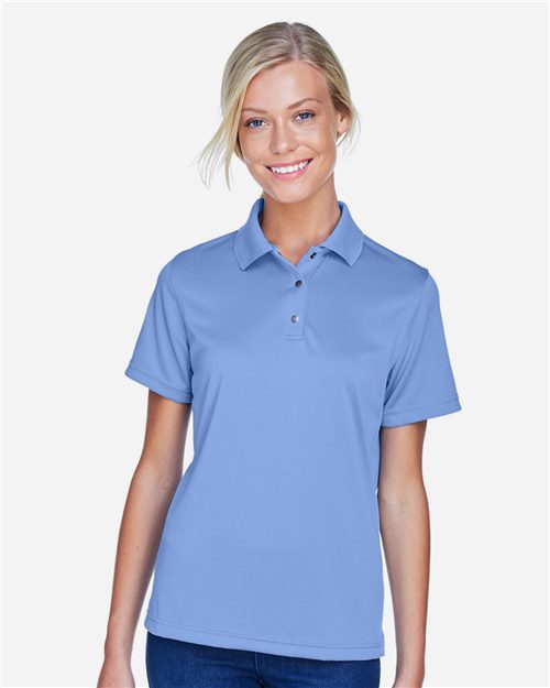 Harriton M345W — Women's Advantage Snag Protection Plus IL Snap Placket Polo — main view