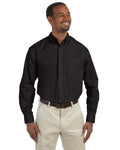 Harriton M510 — Men's Essential Poplin — main view