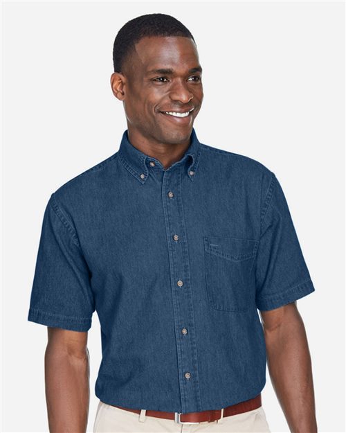 Harriton M550S — Men's Denim Shirt — main view
