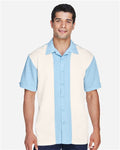 Harriton M575 — Men's Two-Tone Camp Shirt — main view