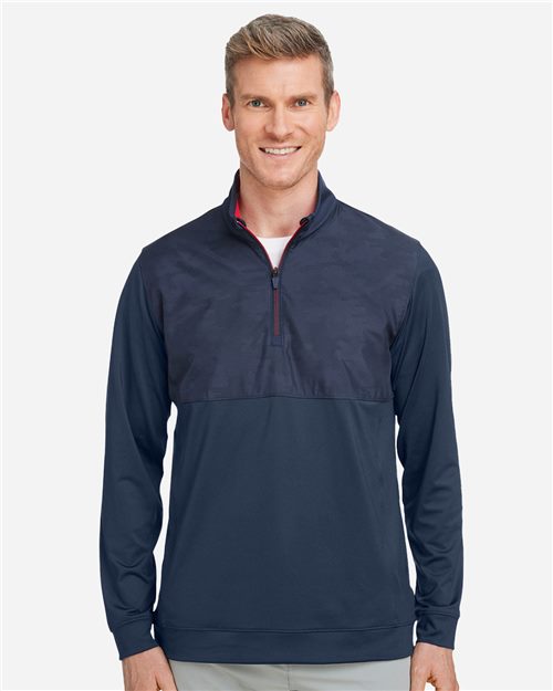 Puma Golf 537472 — Men's Volition Camo Cover Quarter-Zip Pullover — main view
