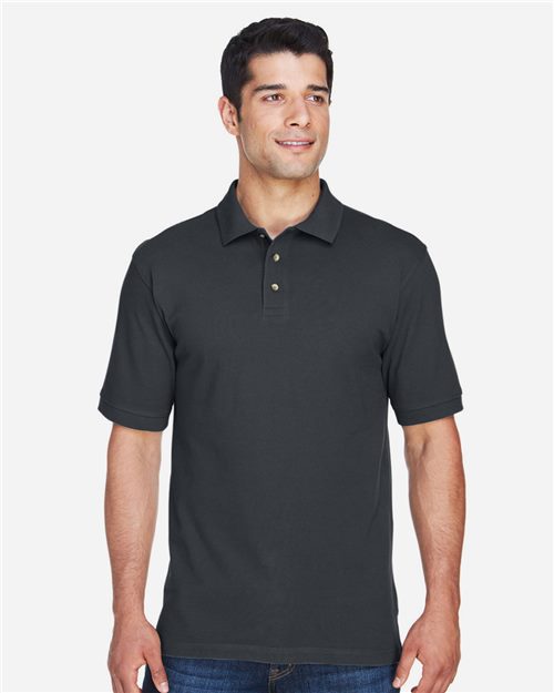 Harriton M200T — Men's Tall Cotton Pique Polo — main view