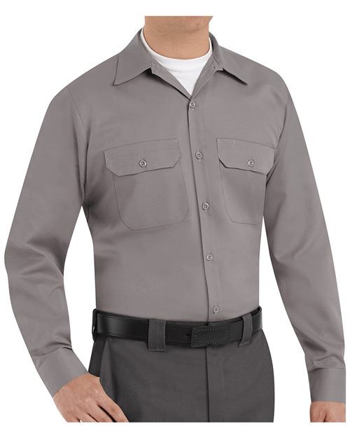 Red Kap ST52 — Men's Utility Long Sleeve Work Shirt — main view