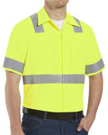 Red Kap SS24HV — Men's High Visibility Safety Short Sleeve Work Shirt — main view