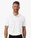 Adidas A2015 — Men's Ultimate365 Mesh Glimmer Print Polo — main view