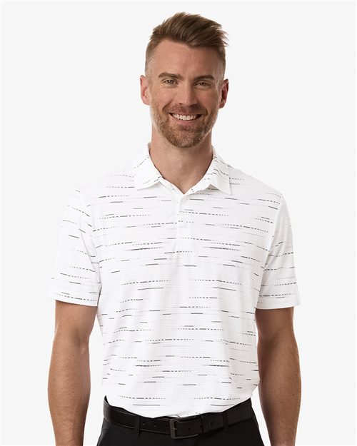 Adidas A2015 — Men's Ultimate365 Mesh Glimmer Print Polo — main view