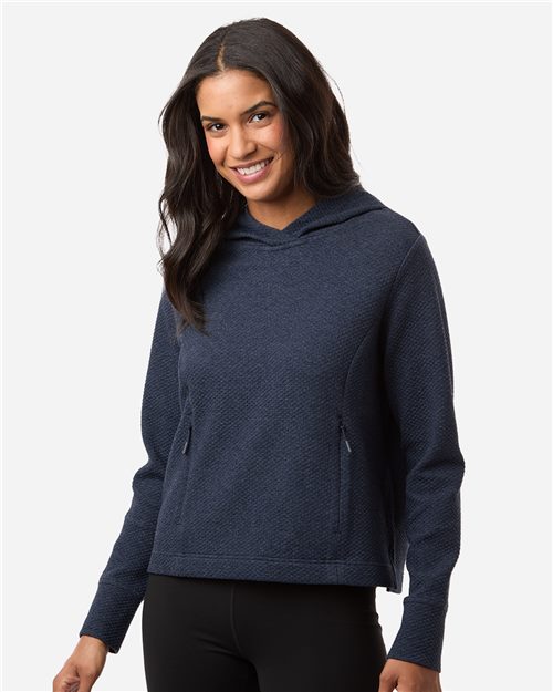North End NE729W — Women's Spirit Textured Hooded Pullover — main view