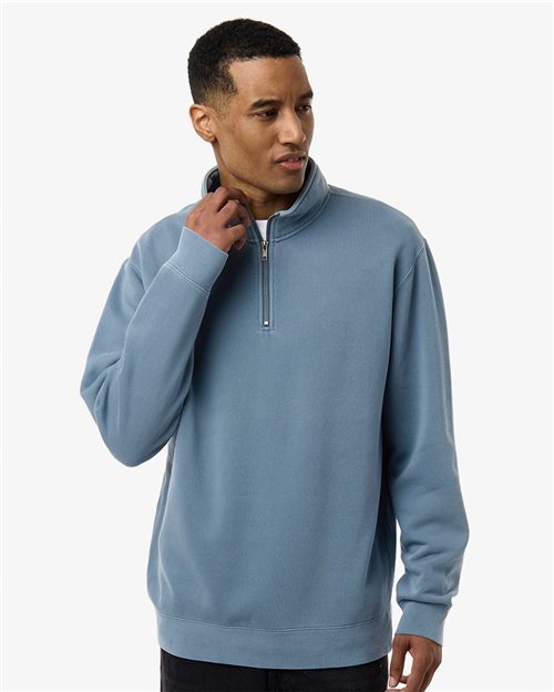 Independent Trading Co. PRM4600QZ — Unisex Pigment-Dyed Quarter-Zip Pullover — main view