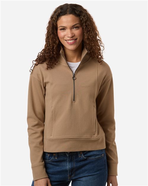 North End NE220W — Women's Mantra Half-Zip Ottoman Pullover — main view