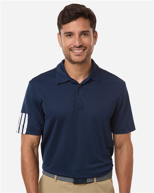 Adidas A719 — Men's Performance 3-Stripes Climacool Polo — main view