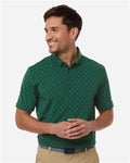 Adidas A2028 — Men's Ultimate365 Micro Print Polo — main view