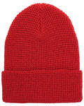 YP Classics 2501KC — Waffle Cuffed Knit Beanie — main view
