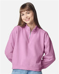 Comfort Colors 1580L — Women's Garment-Dyed Mid-Length Quarter-Zip Sweatshirt — main view