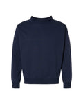 LAT 6928 — Unisex Mock Neck Fleece Sweatshirt — main view