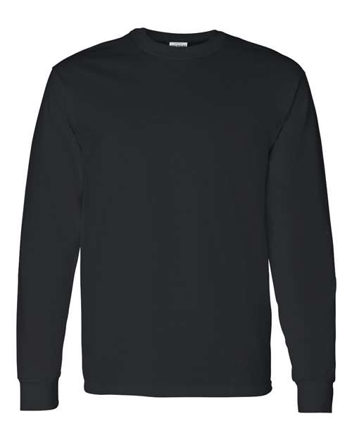 Gildan 5400 — Unisex Heavy Cotton™ Long Sleeve T-Shirt — Black