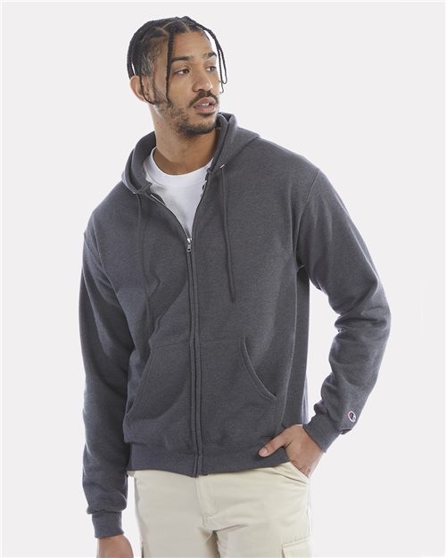 Champion S800 — Unisex Powerblend® Full-Zip Hooded Sweatshirt — main view
