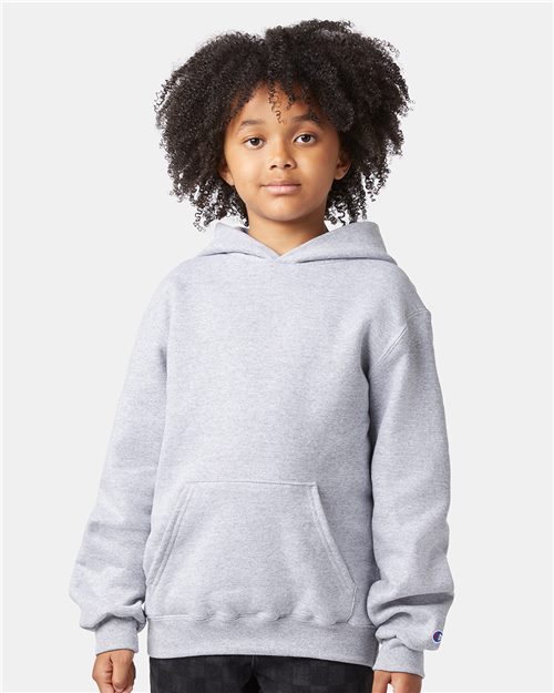 Champion S790 — Youth Powerblend® Hooded Sweatshirt — main view