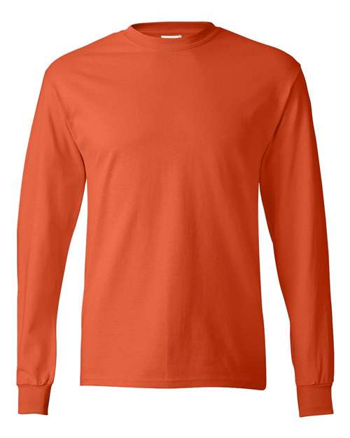 Hanes 5586 — Authentic Long Sleeve T-Shirt — Orange