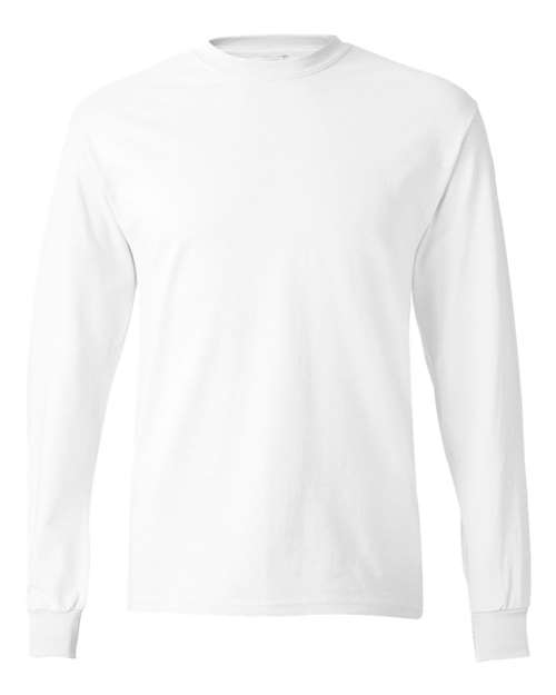Hanes 5586 — Authentic Long Sleeve T-Shirt — White