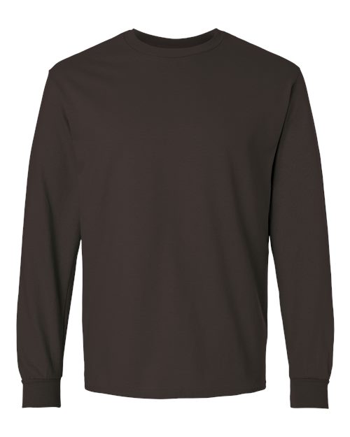 Gildan 2400 — Unisex Ultra Cotton® Long Sleeve T-Shirt — Dark Chocolate