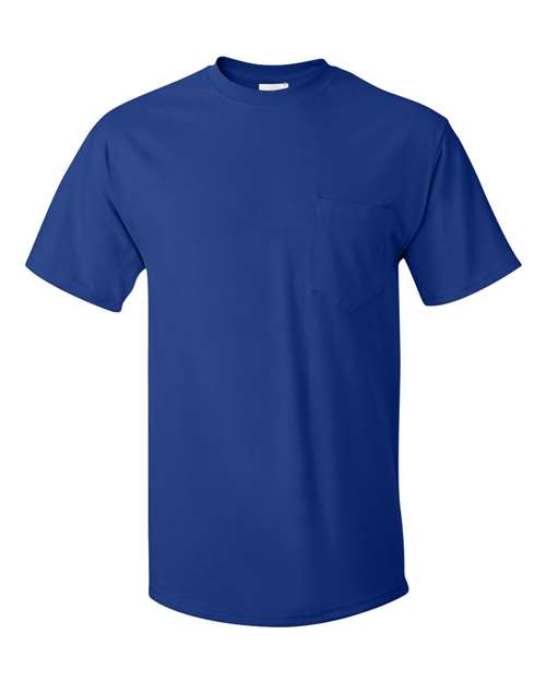 Hanes 5590 — Men's Authentic Pocket T-Shirt — Deep Royal