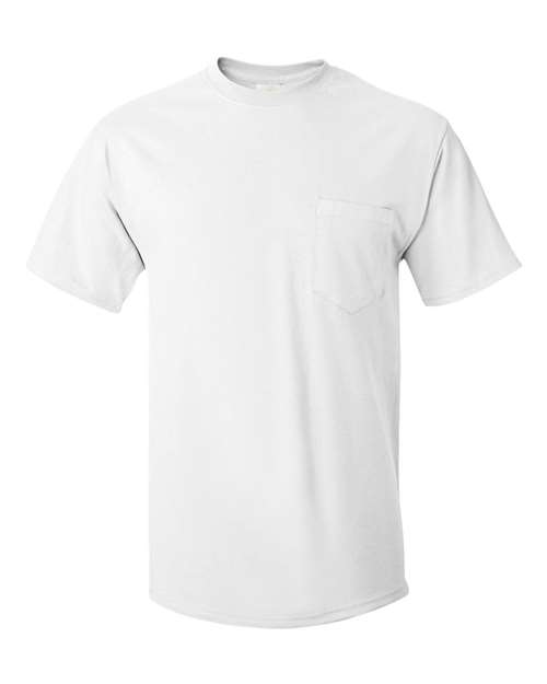 Hanes 5590 — Men's Authentic Pocket T-Shirt — White