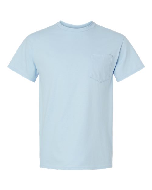 Gildan 2300 — Unisex Ultra Cotton® Pocket T-Shirt — Light Blue