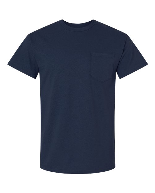 Gildan 2300 — Unisex Ultra Cotton® Pocket T-Shirt — Navy