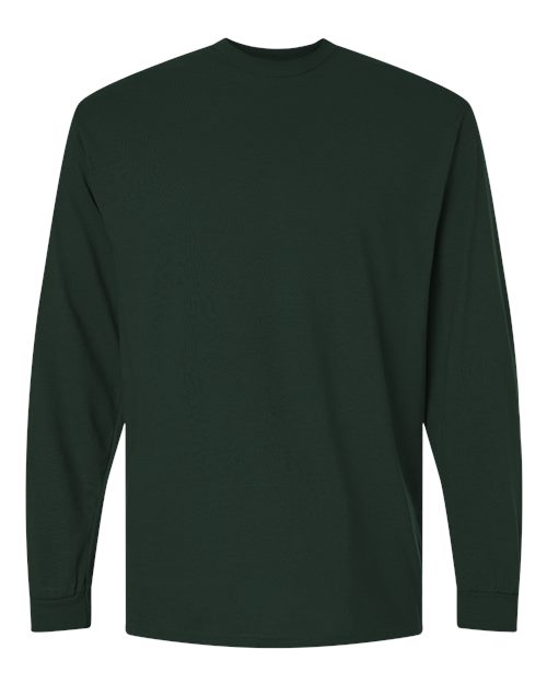 Gildan 8400 — Unisex DryBlend® 50/50 Long Sleeve T-Shirt — Forest Green