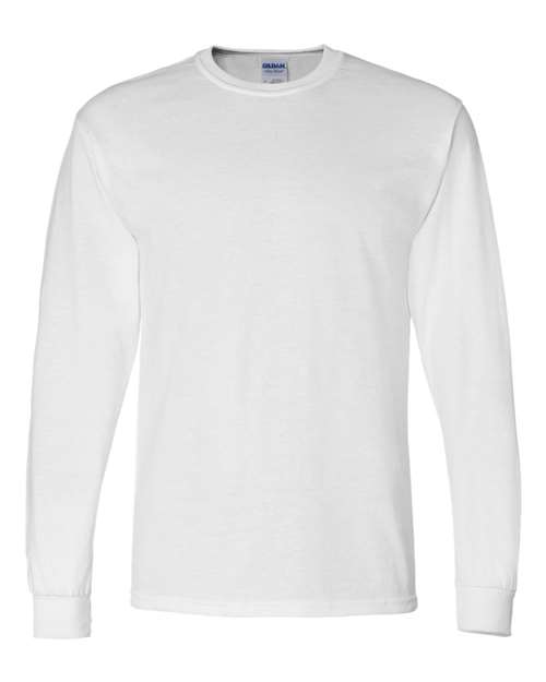 Gildan 8400 — Unisex DryBlend® 50/50 Long Sleeve T-Shirt — White