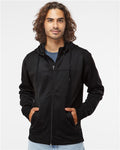 Independent Trading Co. EXP80PTZ — Unisex Poly-Tech Full-Zip Hooded Sweatshirt — main view